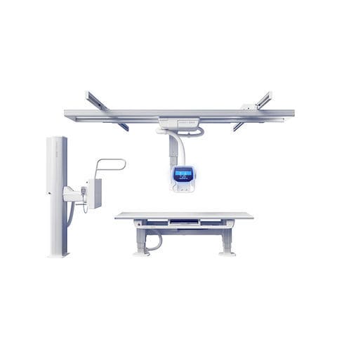 Sistema de radiografía digital - OMNERA® 500A - Canon Medical System U.S.A - para radiografía polivalente / con Bucky en el suelo / con brazo portatubos telescópico de techo
