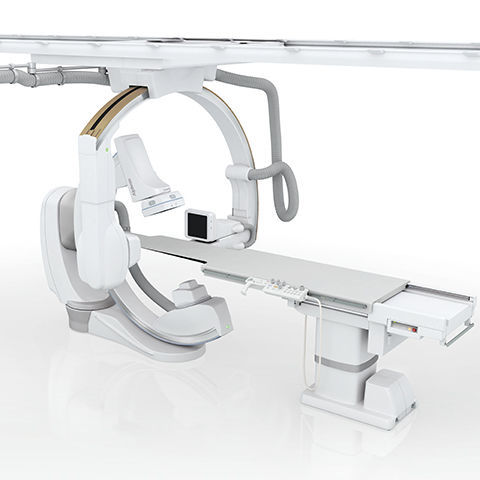 Sistema de fluoroscopia digital - Alphenix Biplane - Canon Medical System U.S.A - para fluoroscopia craneal / con amplificador de brillo de techo