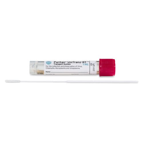 Hisopo para virus - UniTranz-RT® - Puritan Medical Products - de clamidia / Mycoplasma / con medio de transporte