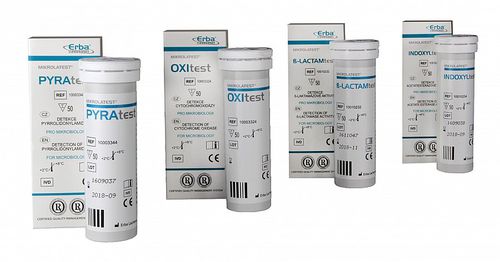 Tira de prueba para microbiología - MIKROLATEST® - Erba Lachema - de hierro