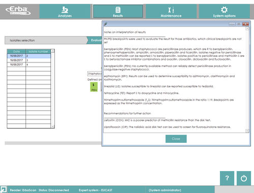 Software de gestión - ErbaExpert  - Erba Lachema - de diagnóstico / de tratamiento / de evaluación