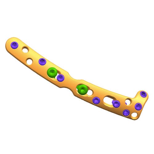 Placa de compresión para clavícula - HJ-Small LCP 04 - Health-Joy Medical - porción proximal / bloqueada / no bloqueada