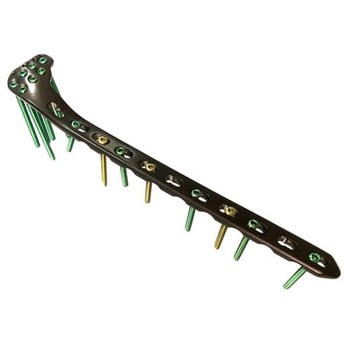 Placa de compresión para tibia - HJ-Small LCP 05 - Health-Joy Medical - porción proximal / lateral / bloqueada