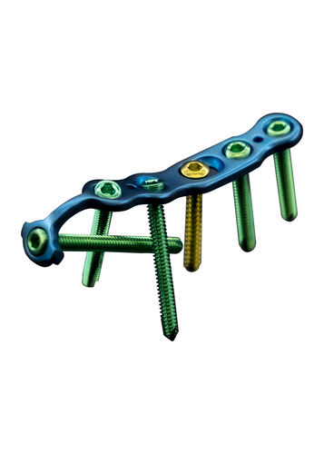 Placa de compresión para tibia - HJ-Small LOC 10 - Health-Joy Medical - para maléolo / porción distal / porción medial