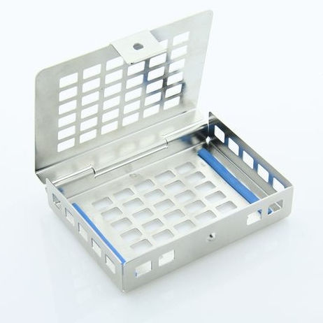 Cassette de esterilización para instrumental dental - 5009 series - NICHROMINOX - perforado / de acero inoxidable