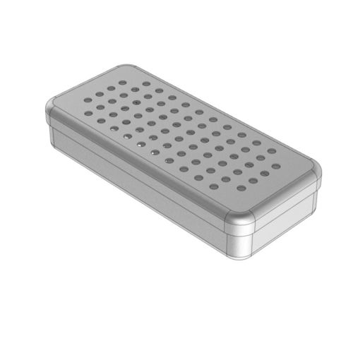 Contenedor de esterilización para instrumental dental - 184014 - NICHROMINOX - perforado / de aluminio anodizado