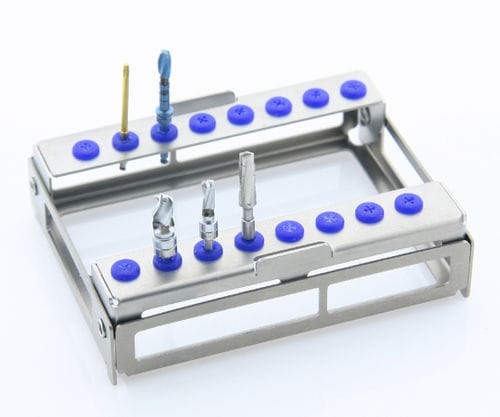 Cassette de esterilización para instrumental dental - 500931 - NICHROMINOX - de acero inoxidable