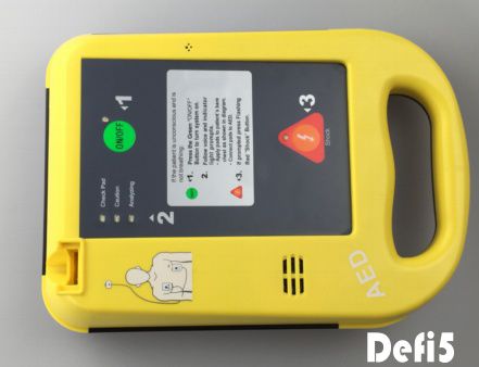 Desfibrilador externo automático - Defi5 - Meditech Equipment - con monitor de ECG
