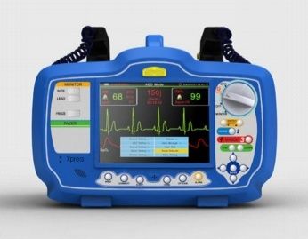 Desfibrilador externo semiautomático - Defi Xpress - Meditech Equipment - con monitor de ECG