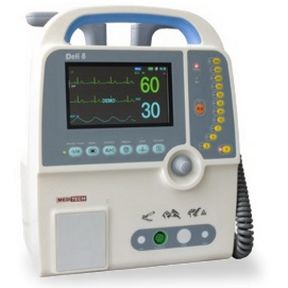 Desfibrilador externo manual - Defi 8 9 - Meditech Equipment - con monitor multiparamétrico
