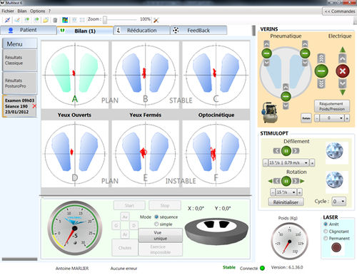 Software de control - MULTITEST6 - Framiral - de diagnóstico / de prueba / de simulación