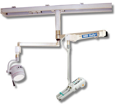 Brazo de soporte articulado - MRI-Safe® - AADCO Medical - para cirugía / en riel