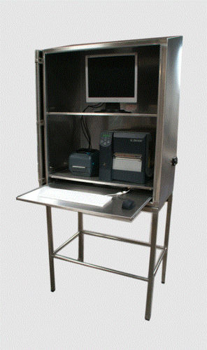 Estación de trabajo informática médica - AGRO INOX LC GM - LM Realisations