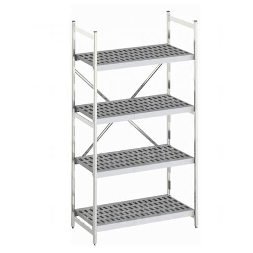 Estantería modular - TEKNOMEK - estructura abierta / de aluminio