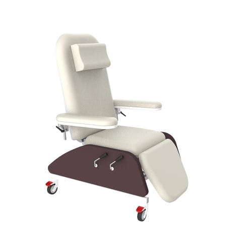 Sillón para hemodiálisis hidráulico - PY-YS - Nanning Passion Medical Equipment - de 3 secciones / con ruedas / Trendelenburg