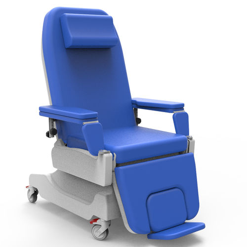 Sillón para hemodiálisis eléctrico - PY-YD-310 - Nanning Passion Medical Equipment - de 3 secciones / con ruedas / de altura variable