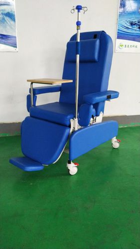 Sillón para extracción de sangre manual - PY-YS - Nanning Passion Medical Equipment - hidráulico / de 3 secciones / con ruedas