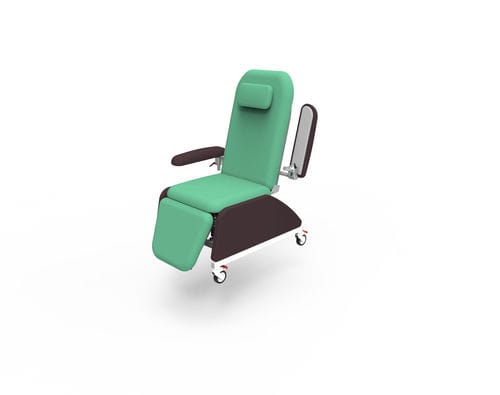 Sillón para hemodiálisis eléctrico - PY-YD-810（upgraded） - Nanning Passion Medical Equipment - de 3 secciones / con ruedas
