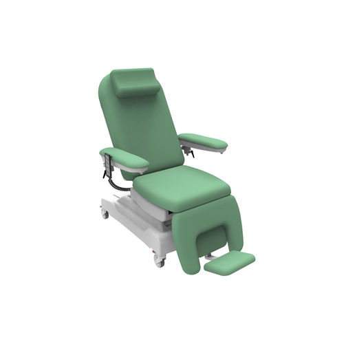 Sillón para hemodiálisis eléctrico - PY-YD-310 - Nanning Passion Medical Equipment - de 3 secciones / para quimioterapia / con ruedas
