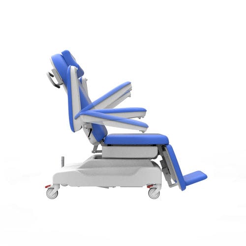 Sillón para hemodiálisis eléctrico - PY-YD-310(upgraded) - Nanning Passion Medical Equipment - de 3 secciones / para quimioterapia / con ruedas