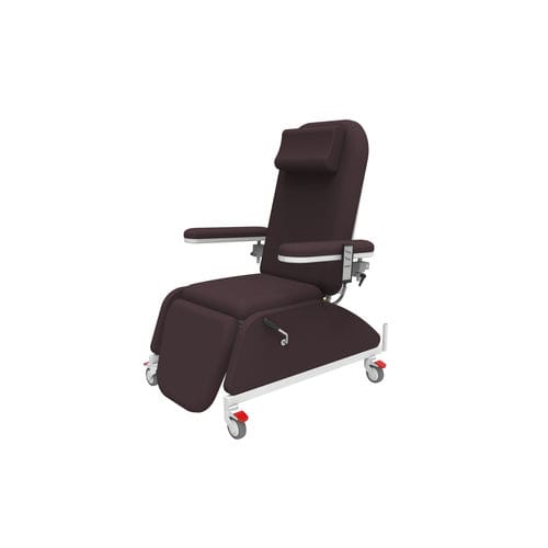 Sillón para extracción de sangre eléctrico - PY-YD-810 upgraded - Nanning Passion Medical Equipment - de 3 secciones / con ruedas / Trendelenburg