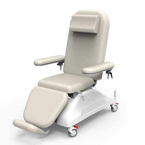 Sillón para hemodiálisis eléctrico - PY-YD-510 - Nanning Passion Medical Equipment - de 3 secciones / para quimioterapia / con ruedas