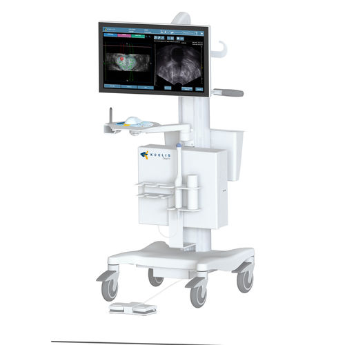 Ecógrafo con soporte - Trinity® - Koelis - para ecografía urológica / 3D/4D / con guía de aguja