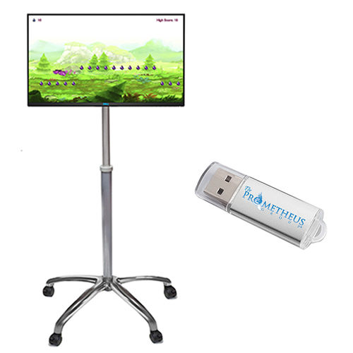 Sistema de rehabilitación perineal con electromiografía pélvica - (ANOP) Morpheus® PMR  - The Prometheus Group - con ruedas