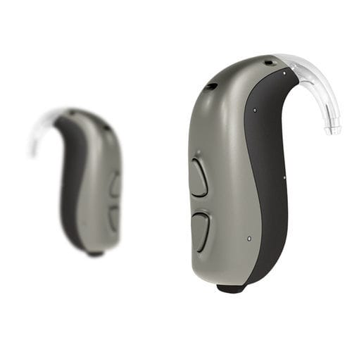 Prótesis auditiva BTE - Saphira 5 - bernafon - bluetooth® / beis / marrón