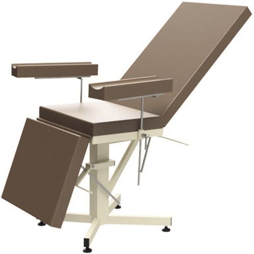 Sillón para extracción de sangre manual - 4005.201 - KIS Produkt - de 3 secciones / con reposapiernas / fijo