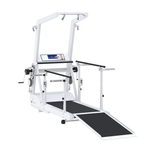 Cinta de correr con baranda - NEU260 - Genin Techmed - con inclinación / con sistema de arnés