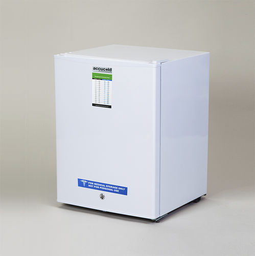 Refrigerador de laboratorio - Accucold™ - Health Care Logistics - de tipo armario / compacto / con 1 puerta