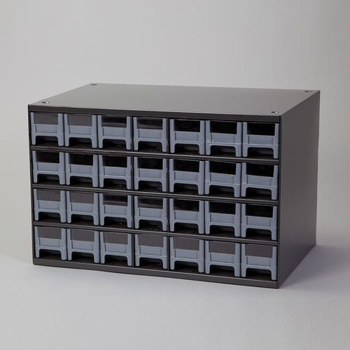 Armario de hospital - HCL® - Health Care Logistics - con cajón / gris / azul
