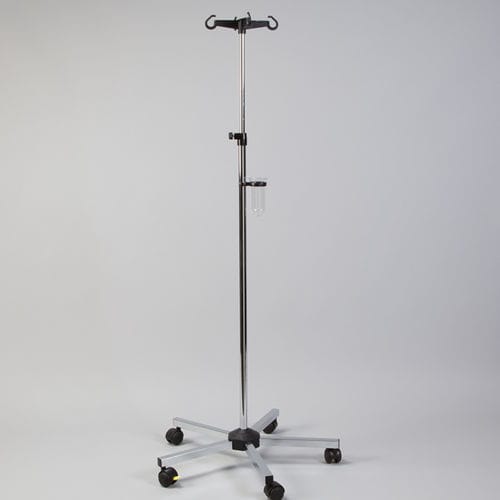Portasueros con ruedas - 10650 - Health Care Logistics - 4 ganchos