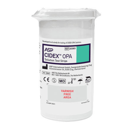 Tira de prueba para desinfectante - CIDEX™ OPA - ASP - Advanced Sterilization Products - con tira reactiva