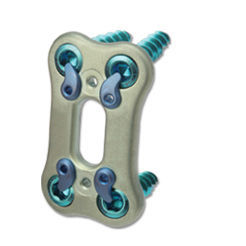 Placa de artrodesis lumbosacra - AccuFit®  - Precision Spine - anterolateral / bloqueada