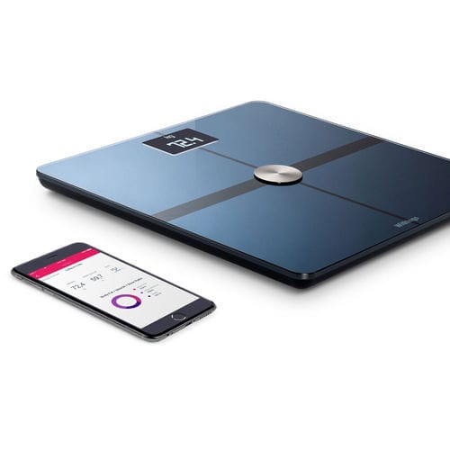 Analizador de la composición corporal por bioimpedancia - Body - Withings - para la medición de la masa adiposa / plataforma / con cálculo del IMC