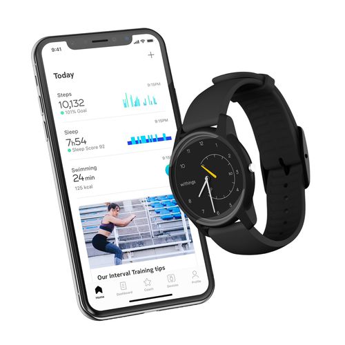Monitor de actividad ponible - Move - Withings - de tipo reloj / con GPS