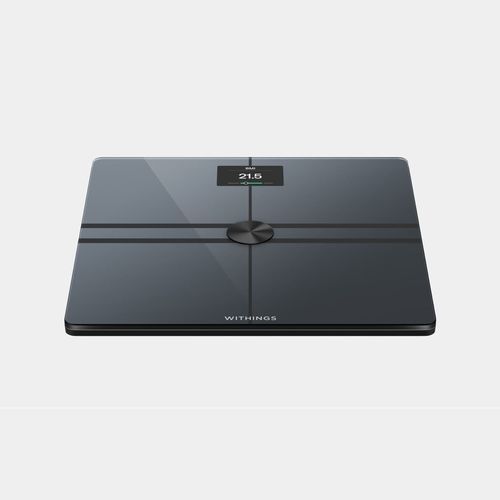 Analizador de la composición corporal por bioimpedancia - Comp - Withings - plataforma / con pantalla LED / con cálculo de la grasa corporal