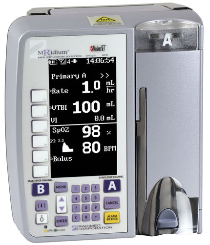 Bomba de infusión 1 vía - MRidium® 3860+ - IRADIMED CORPORATION - continua / volumétrica / amagnética