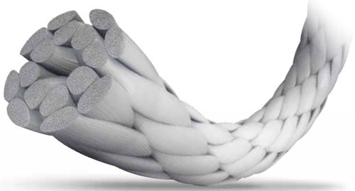 Hilo de sutura no reabsorbible - FIBER™ - Wright Medical Technology - cirugía ortopédica