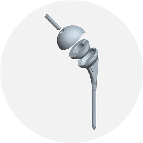 Prótesis de hombro de revisión - SCULTRA II  - EUROS - cementada