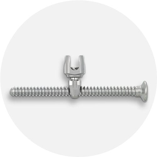 Tornillo de compresión ósea para articulación sacroilíaca - E.SPINE® TANIT® - EUROS - canulado / pediátrico / metálico