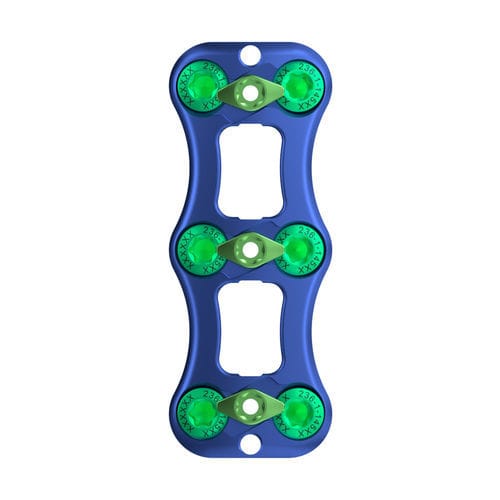 Placa de artrodesis cervical - Insignia™  - Alphatec Spine - bloqueada / de titanio / 2 niveles