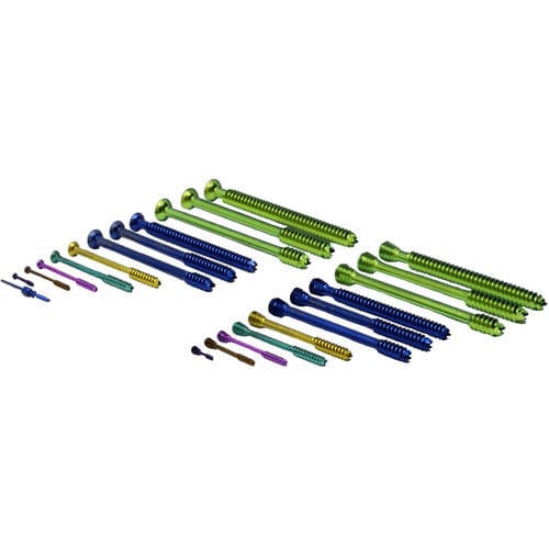 Tornillo de compresión ósea para pie - System26 - Ortho Solutions - para tobillo / canulado / sin cabeza
