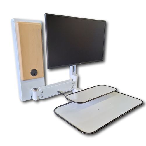Brazo de soporte para monitor - A-4030 - Cygnus - médico / de pared
