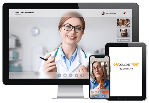 Software de telesalud - eNcounter®NOW - GlobalMed - de gestión de datos de pacientes / de gestión de documentos / de gestión de citas