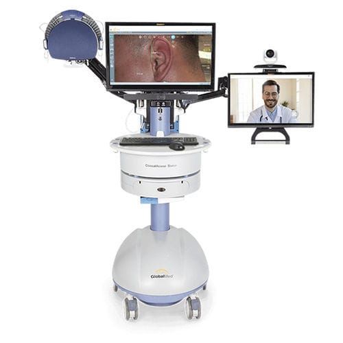 Carro de telemedicina de videoconferencia - CAS - GlobalMed - accesorios / seguro