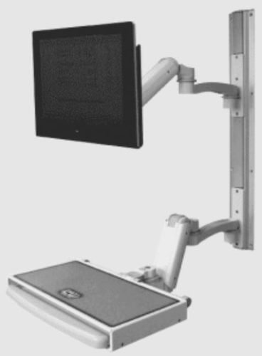 Brazo de soporte articulado - Dual 180  - ICWUSA - reclinable / para monitor / médico