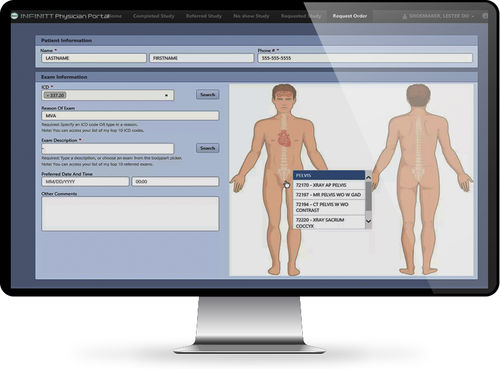 RIS para informes - INFINITT North America - de análisis de imágenes / de radiología